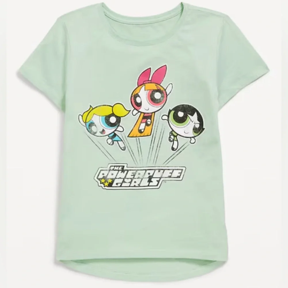 Old Navy The Powerpuff Girls’ Graphic T-Shirt for Girls Short Sleeve Mint Large